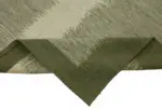 Söküntü Yeşil Çizgili Dizayn Yün El Dokuma Kilim-247x296 - Görsel 6