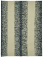 Söküntü Mavi Çizgili Yün El Dokuma Kilim-247x328