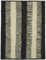 Söküntü Siyah Çizgili Yün El Dokuma Kilim-263x343
