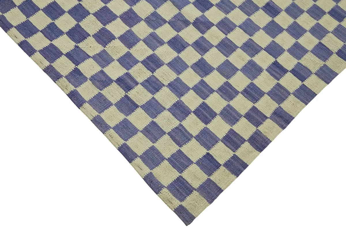 Söküntü Mor Modern Dizayn Yün El Dokuma Kilim-260x304 - Görsel 4