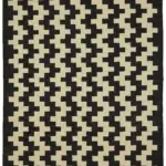 Söküntü Bej Çizgili Yün El Dokuma Kilim-247x296