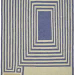 Söküntü Mor Çizgili Yün El Dokuma Kilim-250x356