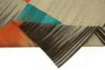 Söküntü Multi Çizgili Yün El Dokuma Kilim-256x288 - Görsel 6