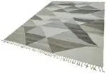 Söküntü Gri Geometrik Yün El Dokuma Kilim-275x366 - Görsel 3