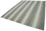 Söküntü Gri Çizgili Yün El Dokuma Kilim-275x366 - Görsel 3