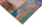 Patchwork Multi Pamuk Üzerine Yün El Dokuma Kilim-250x299 - Görsel 4