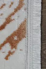 Gendt Modern Krem Akrilik Makine Halısı - Görsel 3