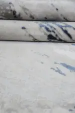 Burton Modern Gri Akrilik Makine Halısı - Görsel 5