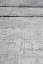 Brembio Modern Krem Polyester Makine Halısı - Görsel 5