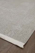 Monti Modern Gri Akrilik Makine Halısı