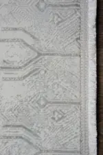Cuneo Modern Krem Polyester Makine Halısı - Görsel 3