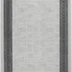 Cestas  Çerçeveli Gri Polyester Makine Halısı