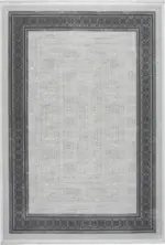 Cestas  Çerçeveli Gri Polyester Makine Halısı