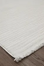 Fasano Modern Krem Polyester Makine Halısı - Görsel 2