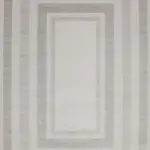 Corato Çerçeveli Krem Bej Çizgili Akrilik Makine Halısı