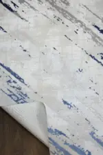 Burton Modern Gri Akrilik Makine Halısı - Görsel 4