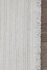 Fasano Modern Krem Polyester Makine Halısı - Görsel 3