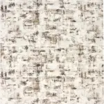 None Modern Krem Polyester Makine Halısı