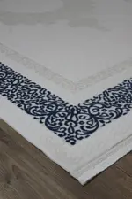 Dawley Çerçeveli Krem Akrilik Makine Halısı - Görsel 2