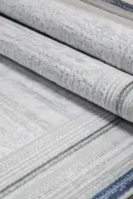 Hanbury Çerçeveli Krem Akrilik Makine Halısı - Görsel 7