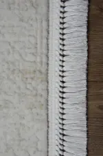 Cento Modern Krem Akrilik Makine Halısı - Görsel 3