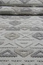 Baiso Modern Krem Polyester Makine Halısı - Görsel 5