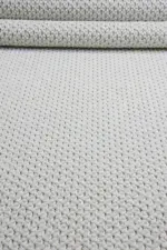 Noceto Modern Beyaz Polyester Makine Halısı - Görsel 5