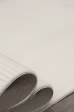 Salve Modern Krem Akrilik Makine Halısı - Görsel 4
