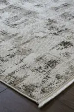 None Modern Krem Polyester Makine Halısı - Görsel 2