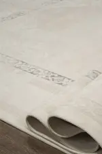 Vanze Çerçeveli Krem Akrilik Makine Halısı - Görsel 5