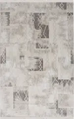 Tuffe Modern Krem Akrilik Makine Halısı