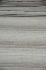 Wing  Modern Krem Yıkanabilir Polyester/Pamuk Makine Halısı - Görsel 5