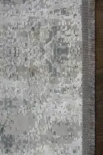 Hublet Modern Bej Polyester Makine Halısı - Görsel 2