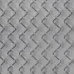 Urou Modern Gri Antrasit Çizgili Polyester Makine Halısı