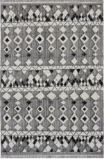 Pedro Modern Gri Polyester Makine Halısı