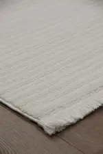 Surbo Modern Krem Polyester Makine Halısı - Görsel 2