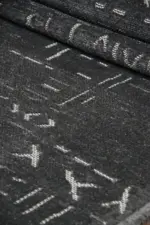 Sanya Modern Antrasit Yıkanabilir Polyester Makine Halısı - Görsel 7