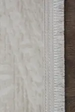 Pulsano Modern Krem Akrilik Makine Halısı - Görsel 3