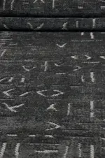 Sanya Modern Antrasit Yıkanabilir Polyester Makine Halısı - Görsel 5