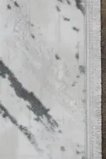 Niel Modern Gri Akrilik Makine Halısı - Görsel 3