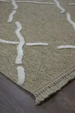 Coley Modern Vizon Polyester Makine Halısı - Görsel 2