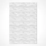 Falerna Modern Beyaz Akrilik Pamuk Tabanlı Makine Halısı - Görsel 2