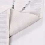 Gizzeria Geometrik Gri Akrilik Pamuk Tabanlı Makine Halısı - Görsel 3