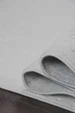 Beito Modern Beyaz Polyester Makine Halısı - Görsel 6