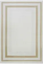 Monk Çerçeveli Krem Vizon Çizgili Akrilik Makine Halısı