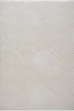 Powick Modern Krem Akrilik Makine Halısı