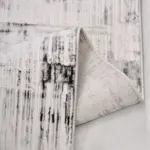 Capua Modern Gri Polyester Kaydırmaz Taban Makine Halısı - Görsel 3