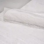 Magno Geometrik Beyaz Polyester Kaydırmaz Taban Makine Halısı - Görsel 5