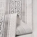 Forano Çerçeveli Gri Akrilik Makine Halısı - Görsel 3