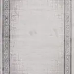 Forano Çerçeveli Gri Akrilik Makine Halısı Forano Çerçeveli Gri Akrilik Makine Halısı